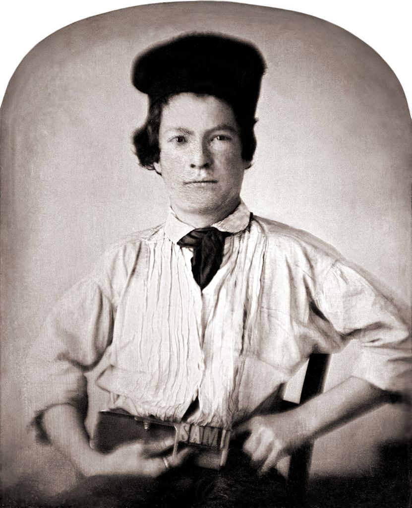 A picture of Samuel Clemens, age 15. From December 1850.