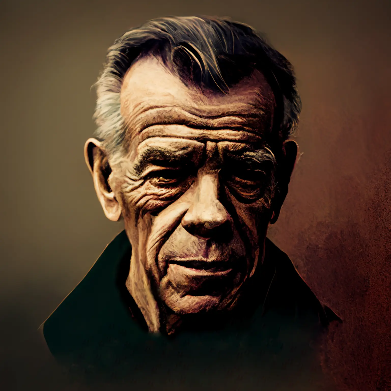 An artistic rendering of Joseph Campbell