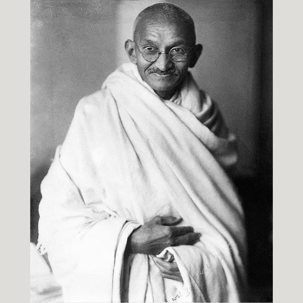Photo of Mahatma Gandhi circa 1931