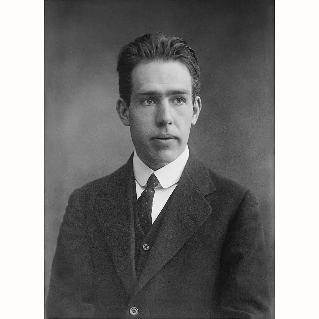A photo of Niels Bohr