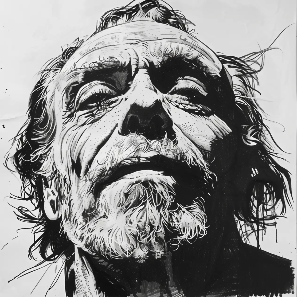 Artistic rendering of Charles Bukowski