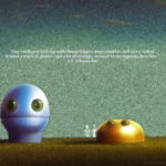 A fantastical artistic rendering of two robot like heads on the ground. The quote reads: “Any intelligent fool can make things bigger, more complex, and more violent. It takes a touch of genius—and a lot of courage—to move in the opposite direction.” E.F. Schumacher